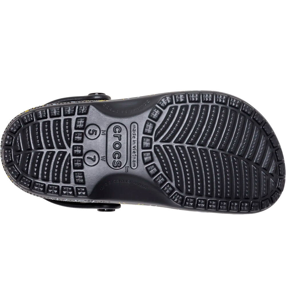 Crocs zueco hombre Smiley Classic Clog U vista trasera