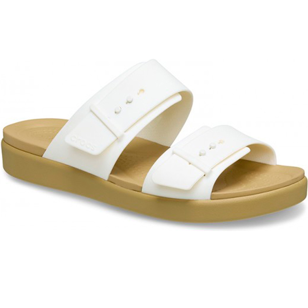 Crocs zueco mujer Brooklyn Buckle Low Low W lateral interior