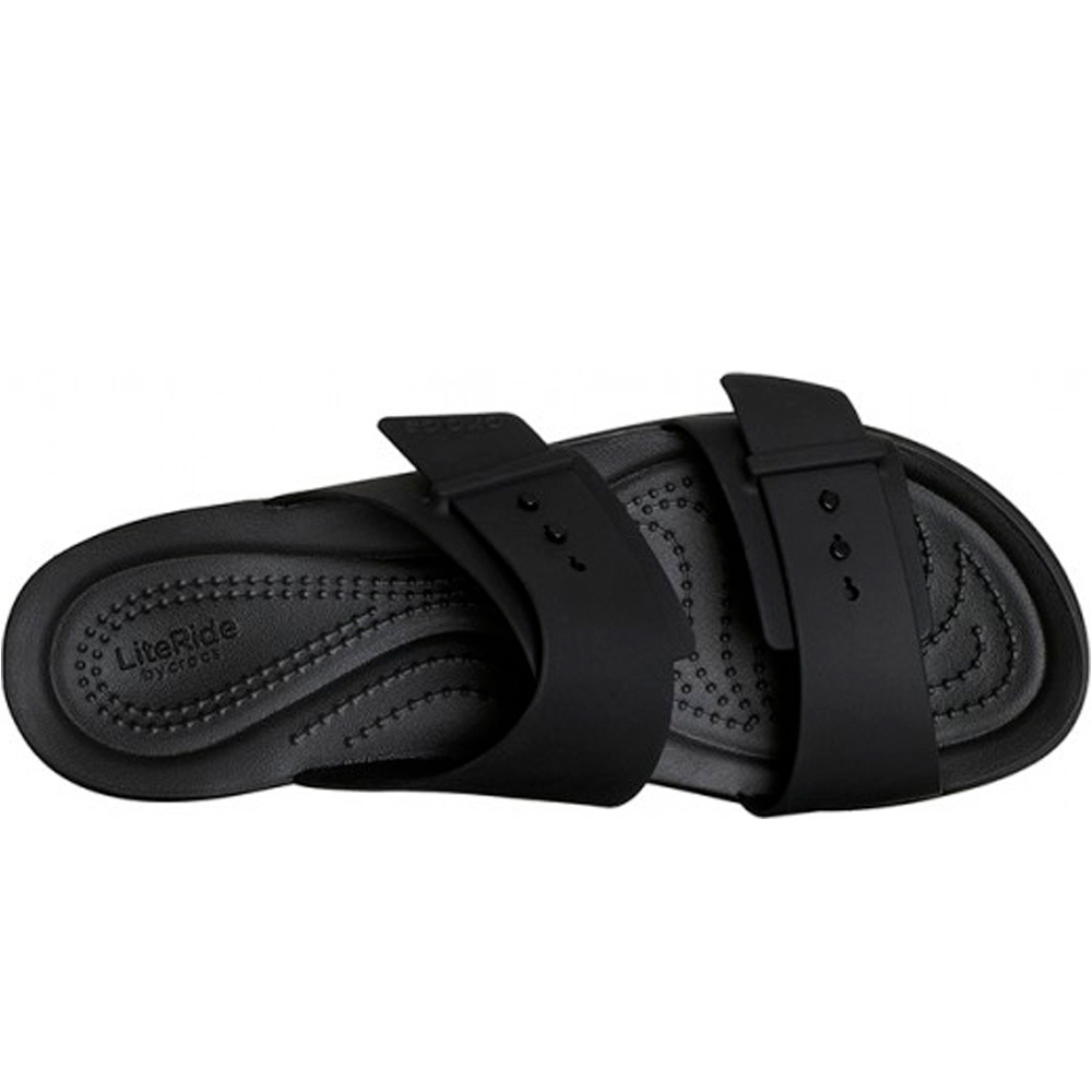 Crocs zueco mujer Brooklyn Buckle Low Low W vista superior