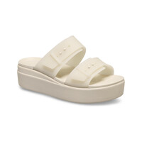 Crocs zueco mujer Brooklyn BuckleFrostedLowWedge W lateral interior