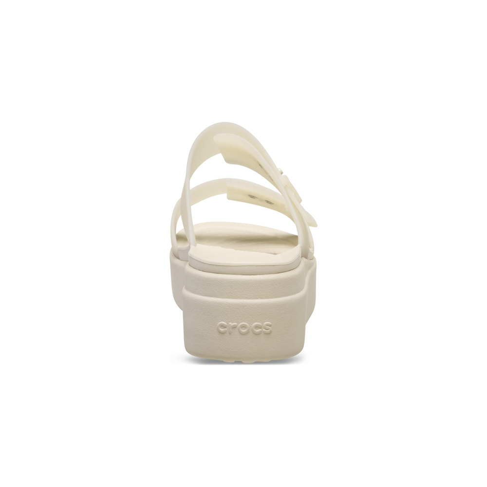 Crocs zueco mujer Brooklyn BuckleFrostedLowWedge W puntera