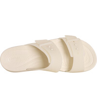 Crocs zueco mujer Brooklyn BuckleFrostedLowWedge W vista superior