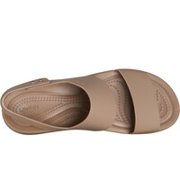 Crocs zueco mujer Brooklyn Low Wedge W lateral interior