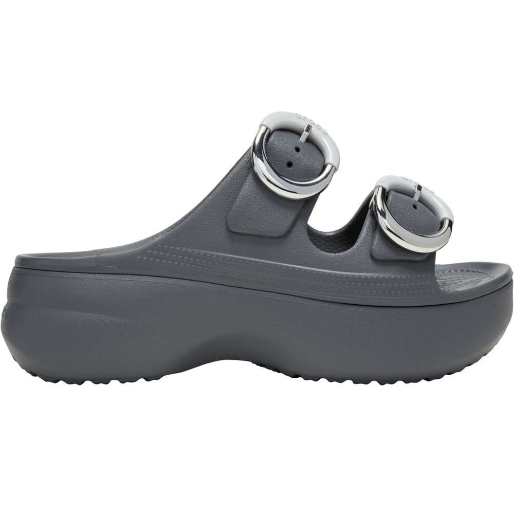 Crocs zueco mujer Classic Dipped Buckle Platform Sandal W lateral exterior