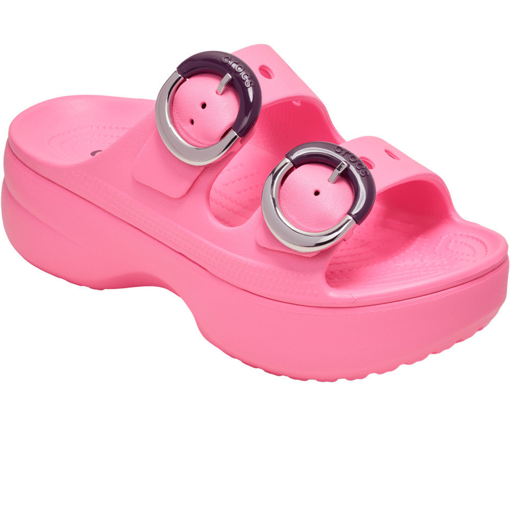 Crocs zueco mujer Classic Dipped Buckle Platform Sandal W lateral interior