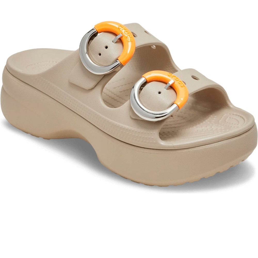 Crocs zueco mujer Classic Dipped Buckle Platform Sandal W lateral interior