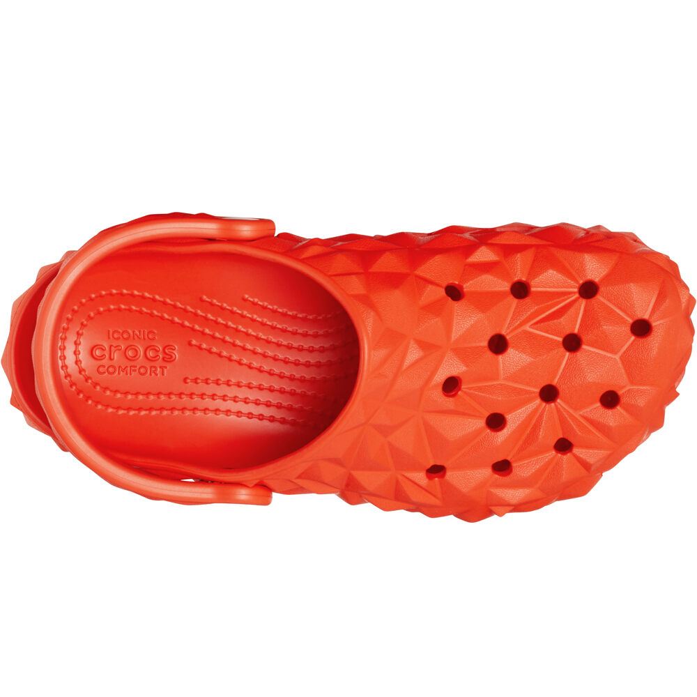 Crocs zueco mujer Classic Geometric Clog U vista trasera