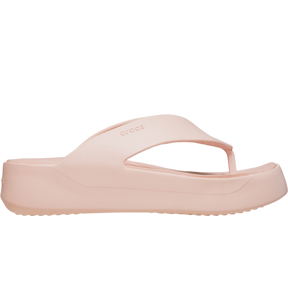 Crocs zueco mujer Getaway Platform Flip W lateral exterior