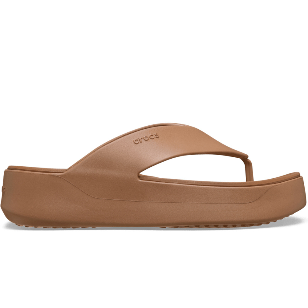 Crocs zueco mujer Getaway Platform Flip W lateral exterior