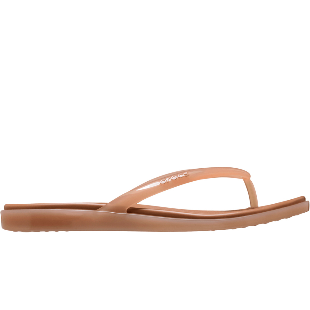 Crocs zueco mujer Miami Round Toe Flip W lateral exterior