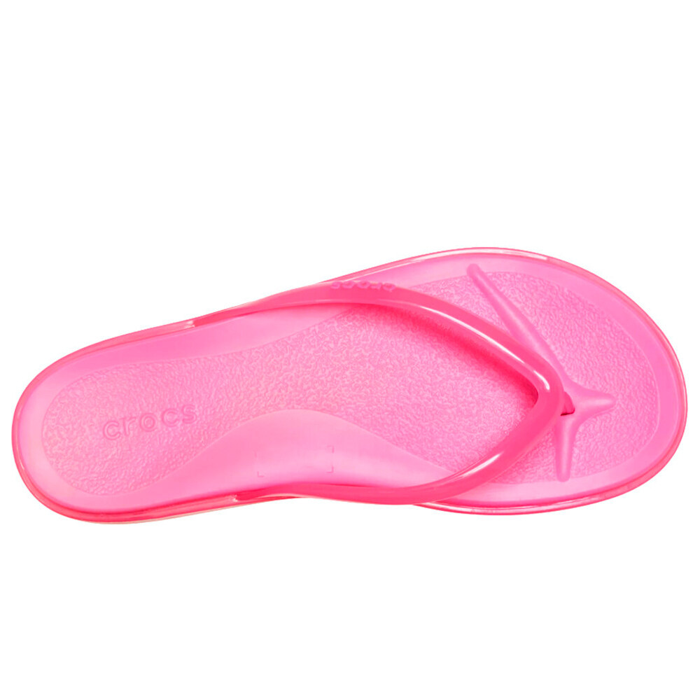 Crocs zueco mujer Miami Round Toe Flip W vista superior