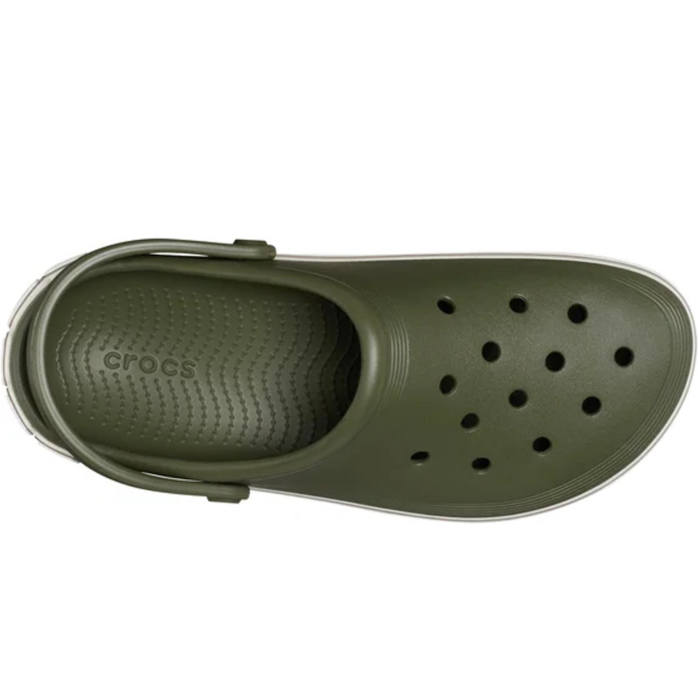 Crocs zueco mujer Off Court Logo Clog U vista superior