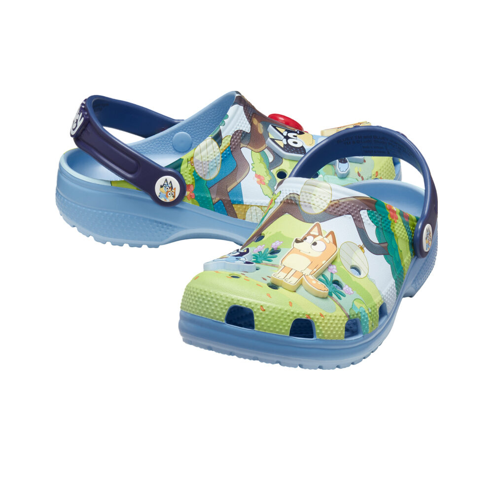 Crocs zueco niño Bluey Classic Clog K lateral interior