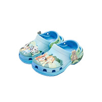 Crocs zueco niño Bluey Multi Classic Clog T lateral interior