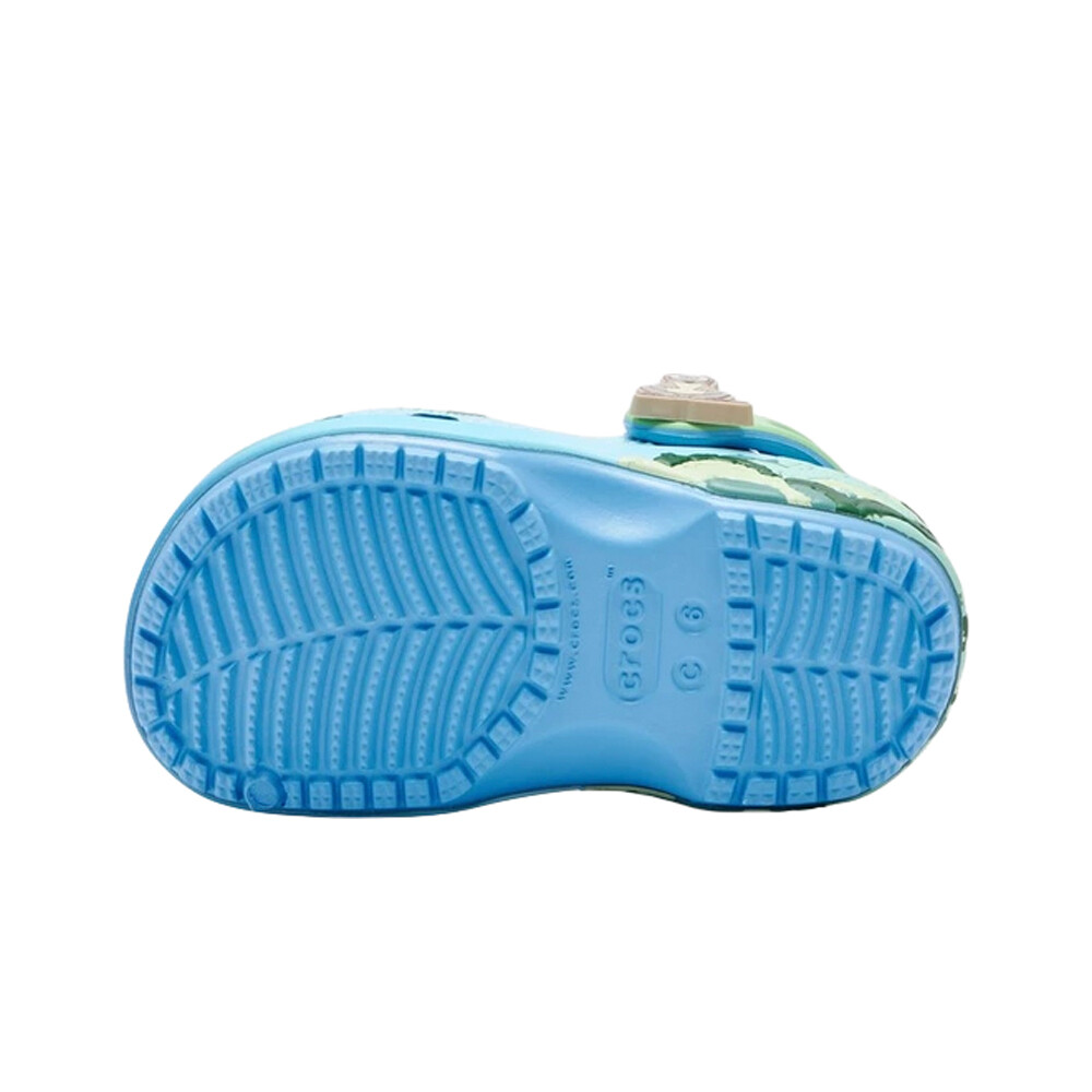 Crocs zueco niño Bluey Multi Classic Clog T vista superior
