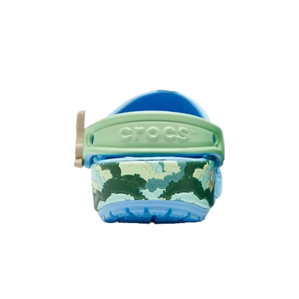 Crocs zueco niño Bluey Multi Classic Clog T vista trasera