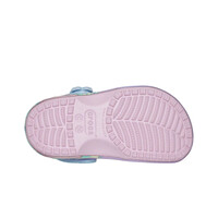 Crocs zueco niño Bluey Multi Pink Classic Clog T vista superior