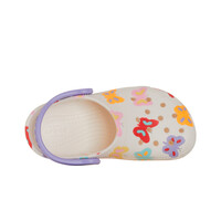 Crocs zueco niño Classic Butterfly Graphic Cg T lateral interior
