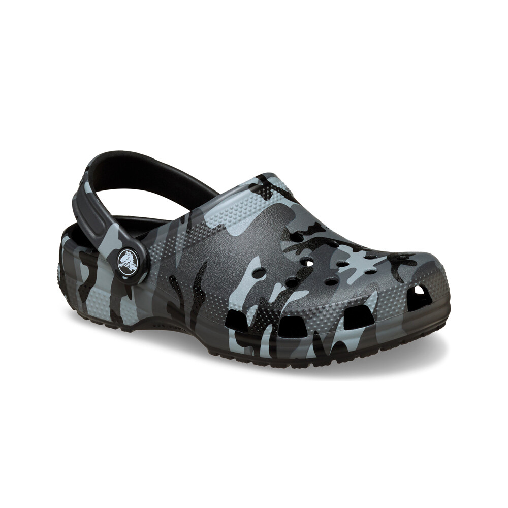 Crocs zueco niño Classic Camouflage Clog K lateral interior