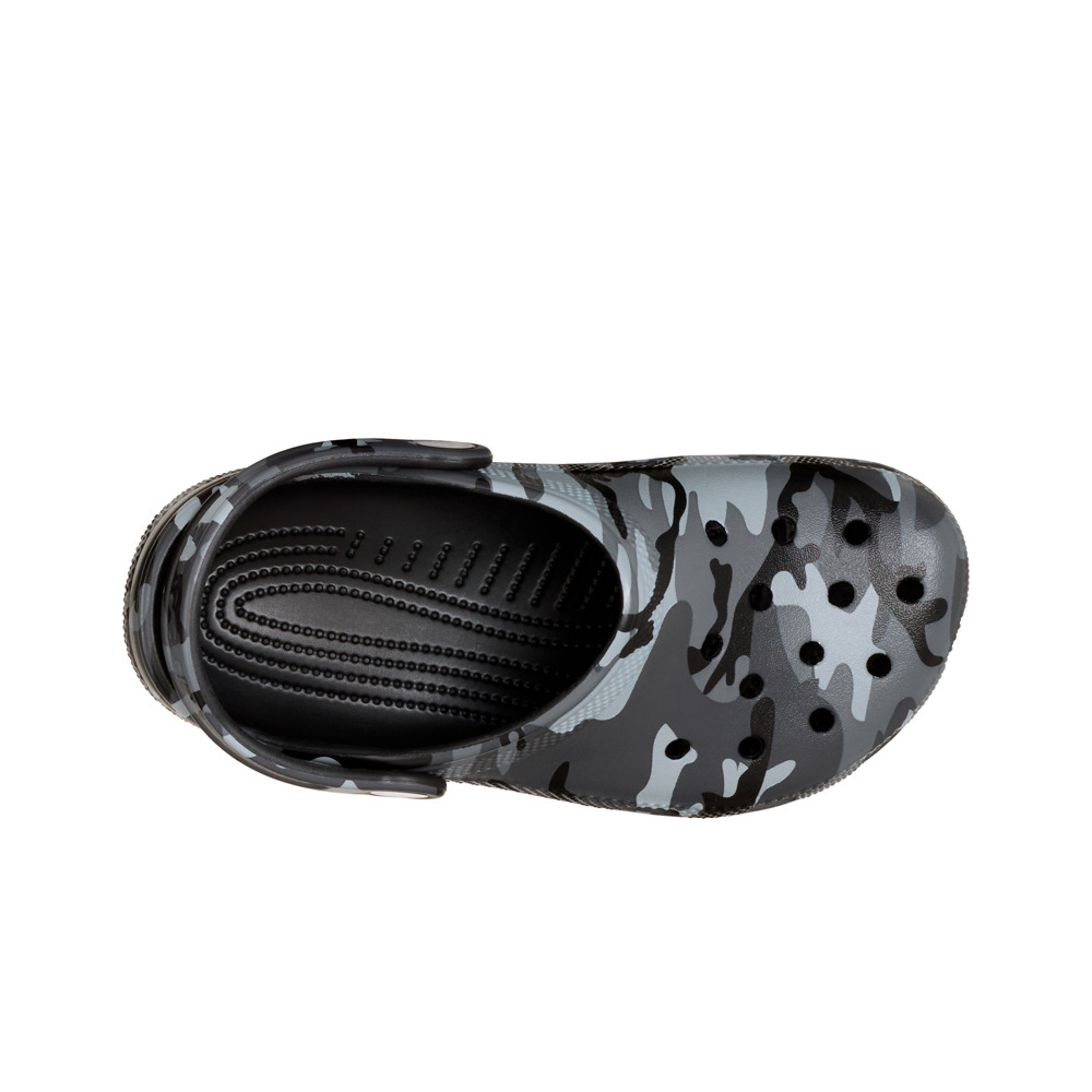 Crocs zueco niño Classic Camouflage Clog K vista trasera