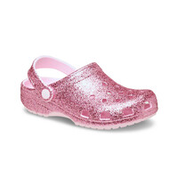 Crocs zueco niño Classic Chunky Glitter Clog K lateral interior