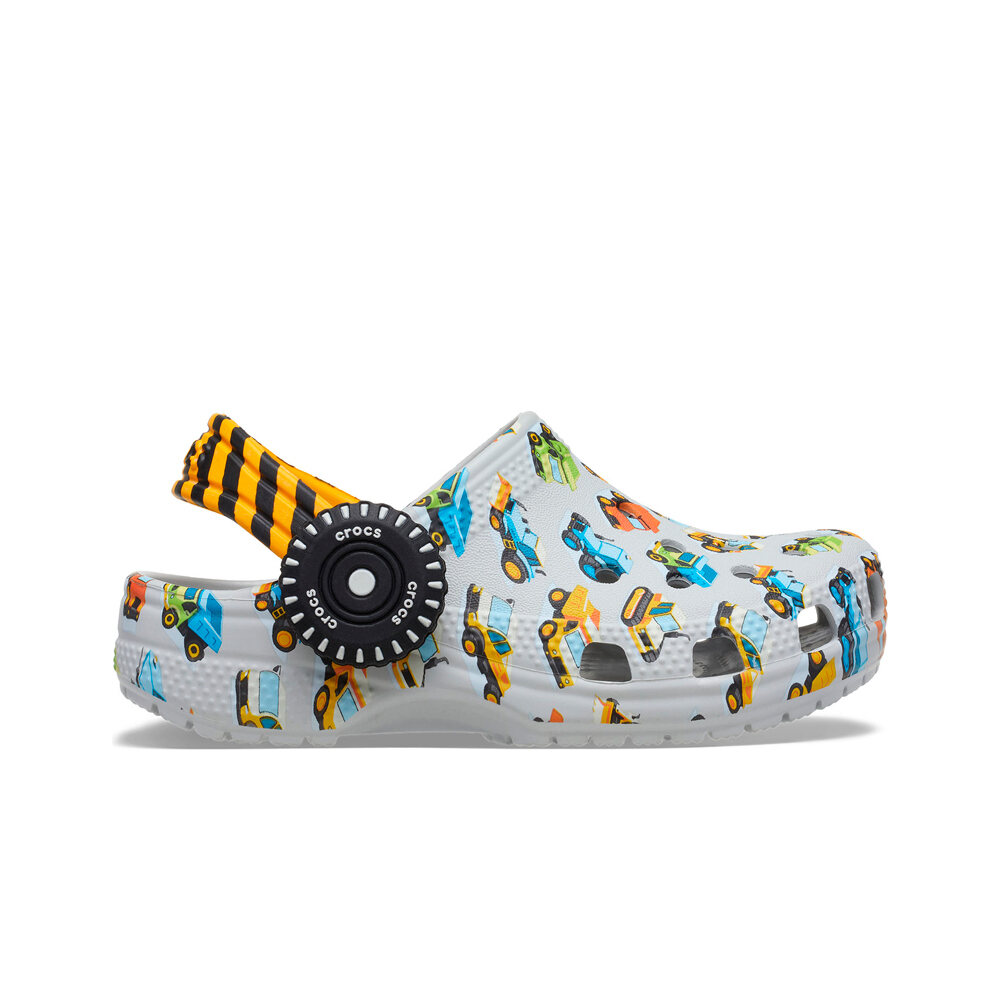 Crocs zueco niño Classic Construction Clog T lateral exterior
