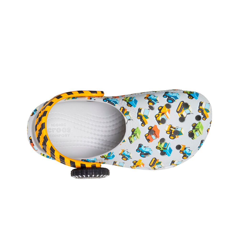 Crocs zueco niño Classic Construction Clog T vista superior
