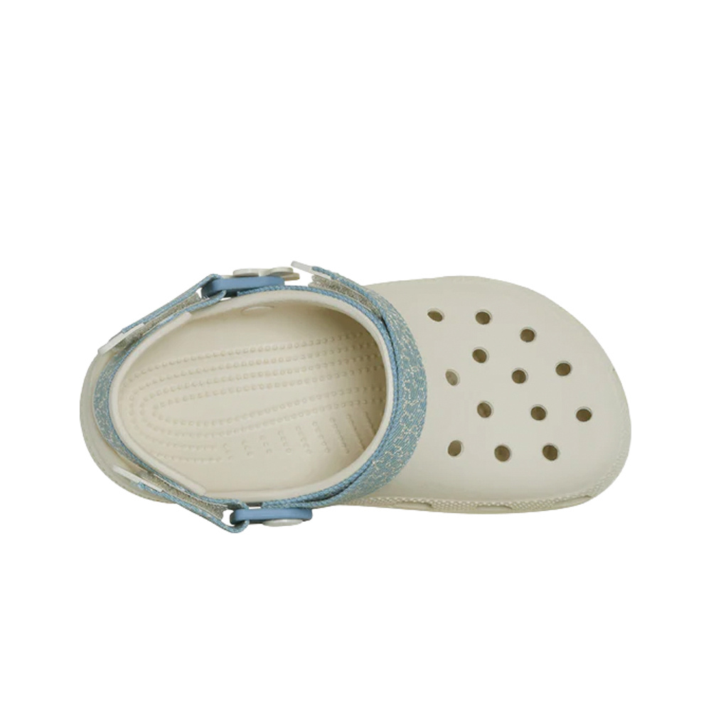 Crocs zueco niño Classic Dnm Flwr Adj Backstrap Clog K 05
