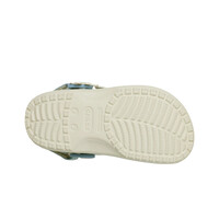 Crocs zueco niño Classic Dnm Flwr Adj Backstrap Clog K vista superior
