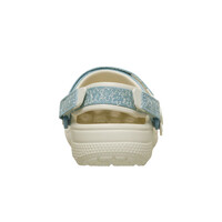 Crocs zueco niño Classic Dnm Flwr Adj Backstrap Clog K vista trasera