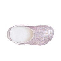 Crocs zueco niño Classic Fantasy Glitter Clog K lateral interior