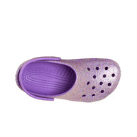 Crocs zueco niño Classic Fantasy Glitter Clog K vista superior