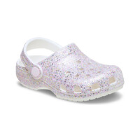 Crocs zueco niño Classic Fantasy Glitter Clog T lateral interior
