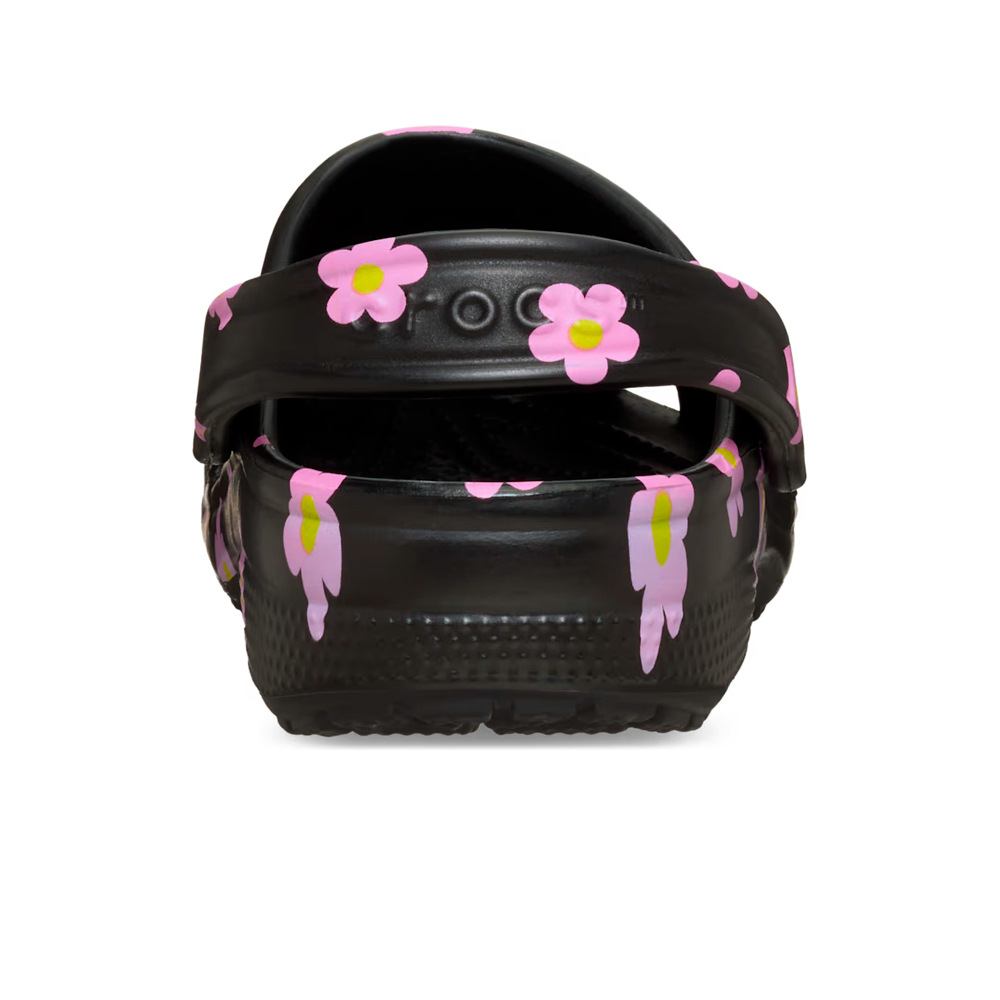 Crocs zueco niño Classic Flower Clog K puntera