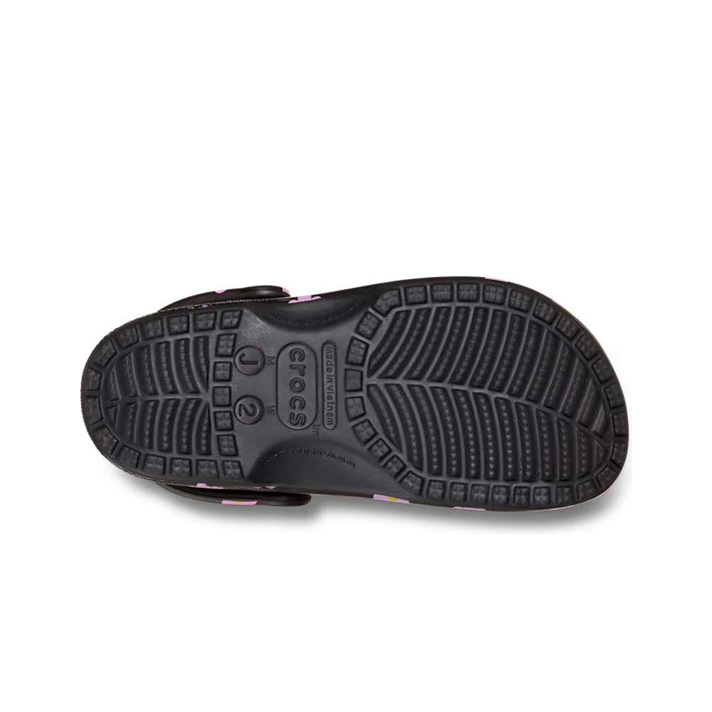 Crocs zueco niño Classic Flower Clog K vista trasera