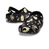 Crocs zueco niño Classic Glow Space Clog T lateral interior