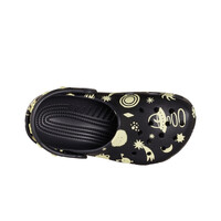 Crocs zueco niño Classic Glow Space Clog T vista superior