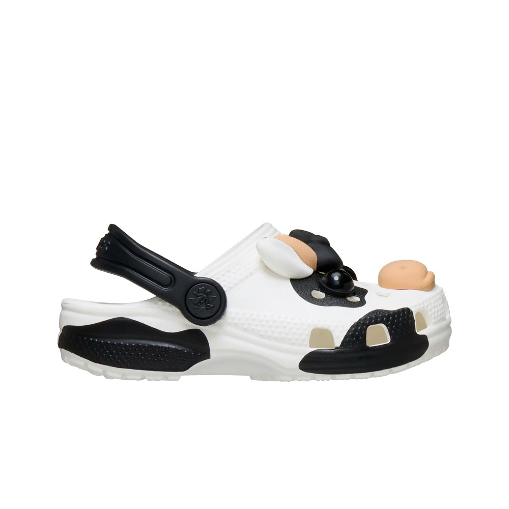 Crocs zueco niño Classic IAM Cow Clog T lateral exterior