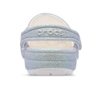 Crocs zueco niño Classic Iridescent Glitter Clog K puntera