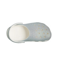 Crocs zueco niño Classic Iridescent Glitter Clog K vista superior