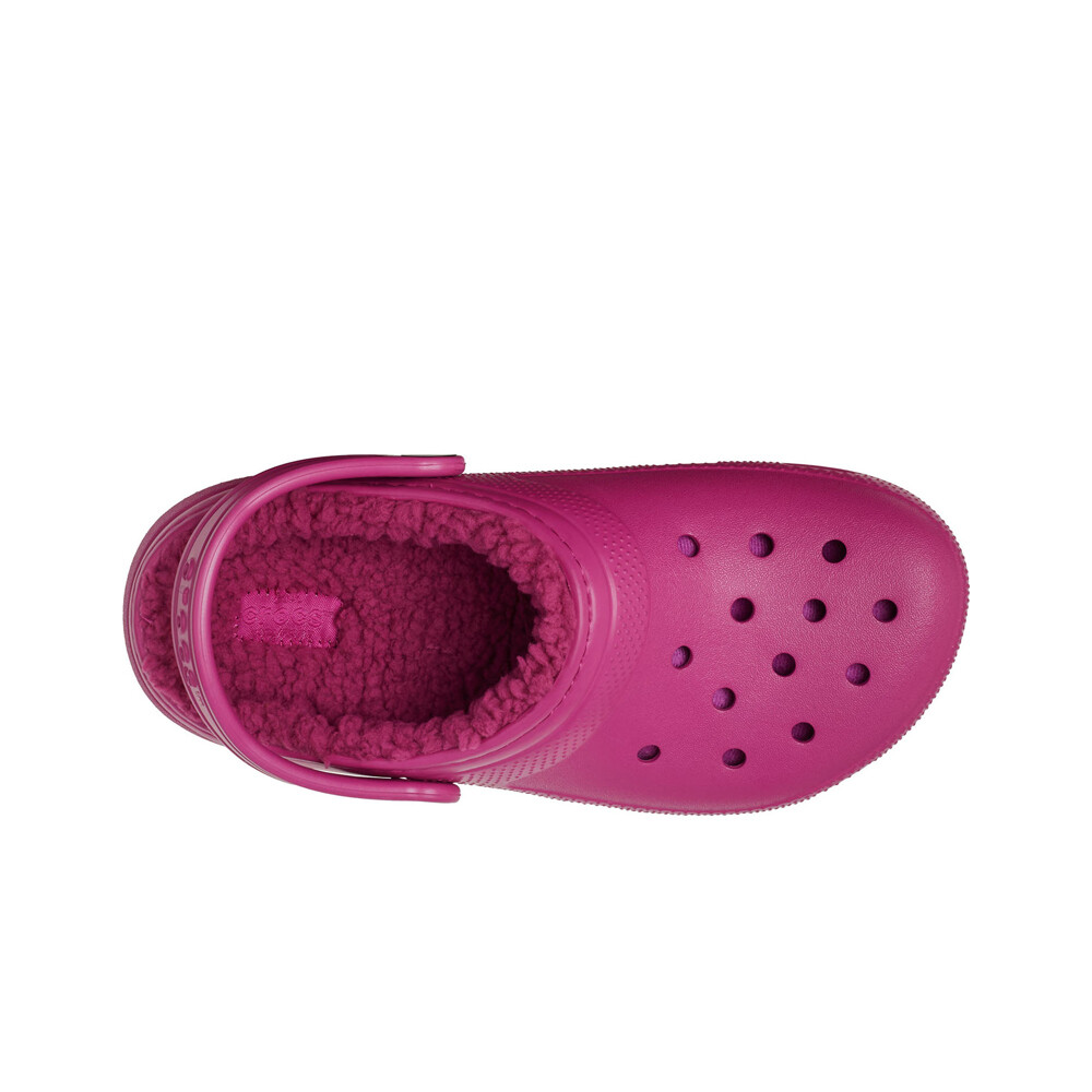 Crocs zueco niño Classic Lined Clog K vista superior