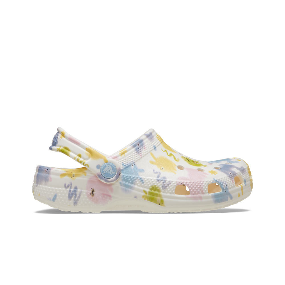 Crocs zueco niño Classic Pastel Pets Clog K lateral exterior