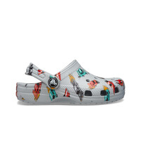 Crocs zueco niño Classic Race Cars Graphic Cg T lateral exterior