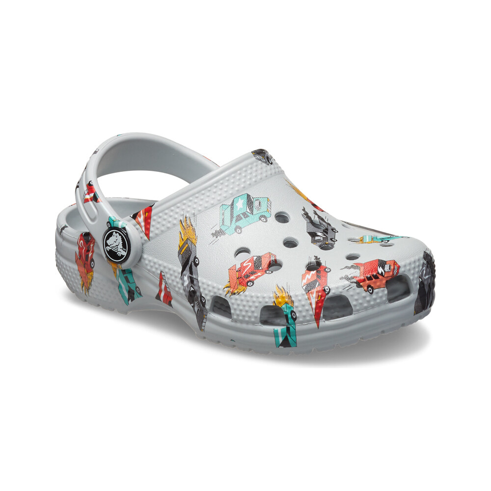 Crocs zueco niño Classic Race Cars Graphic Cg T lateral interior