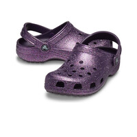 Crocs zueco niño Classic Space Glitter Clog K lateral interior