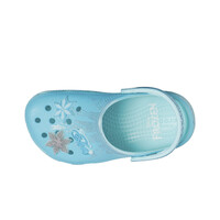 Crocs zueco niño Frozen Elsa Classic Clog T vista superior