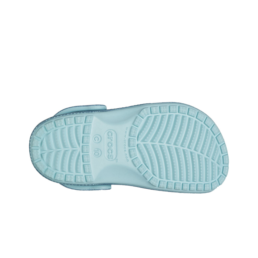 Crocs zueco niño Frozen Elsa Classic Clog T vista trasera