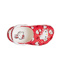 Crocs zueco niño Hello Kitty Red Classic Clog vista superior