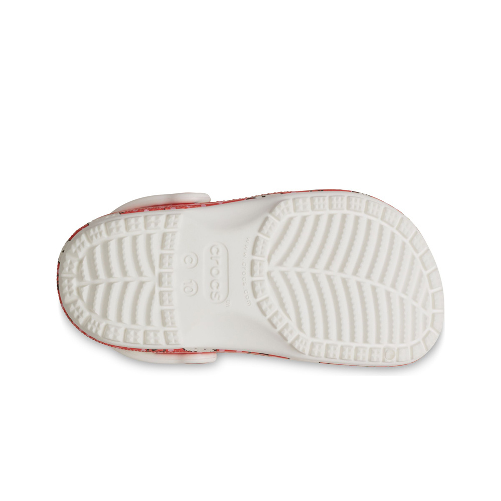 Crocs zueco niño Hello Kitty Red Classic Clog vista trasera