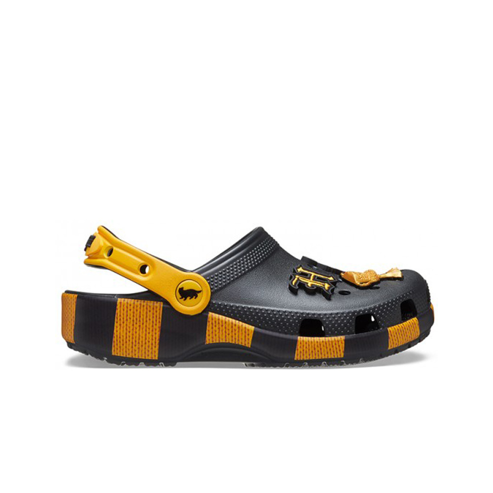 Crocs zueco niño Hufflepuff Classic Clog T lateral exterior
